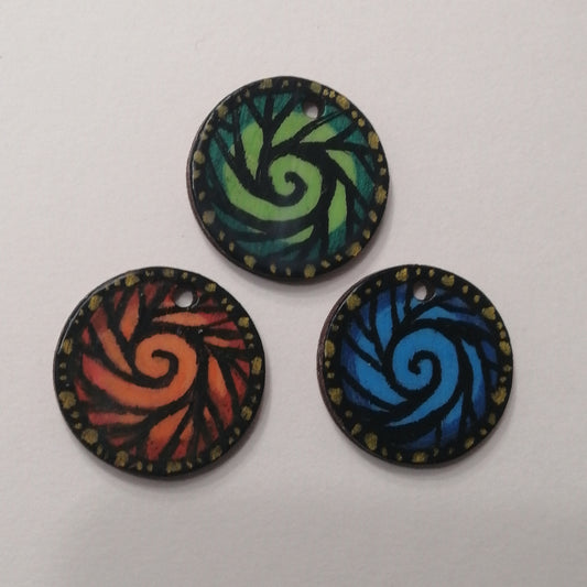 Spiral Butterfly Pendant