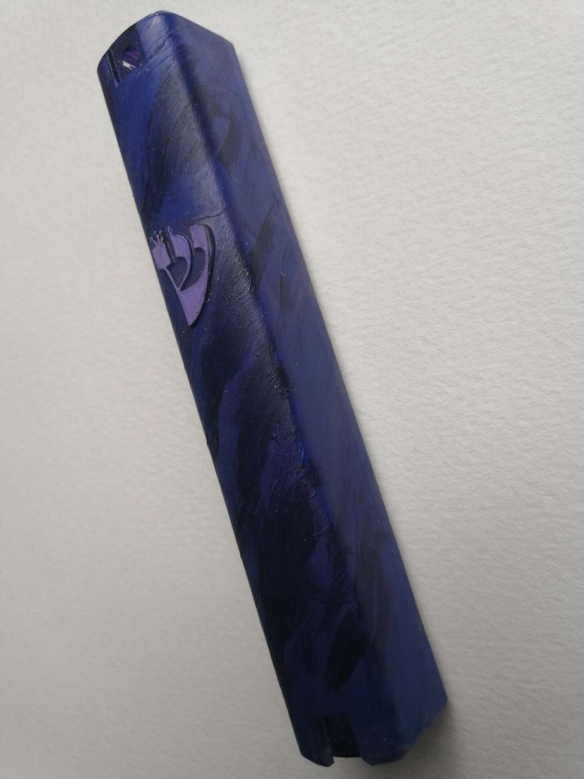 Heather Purple Mezuzah Case