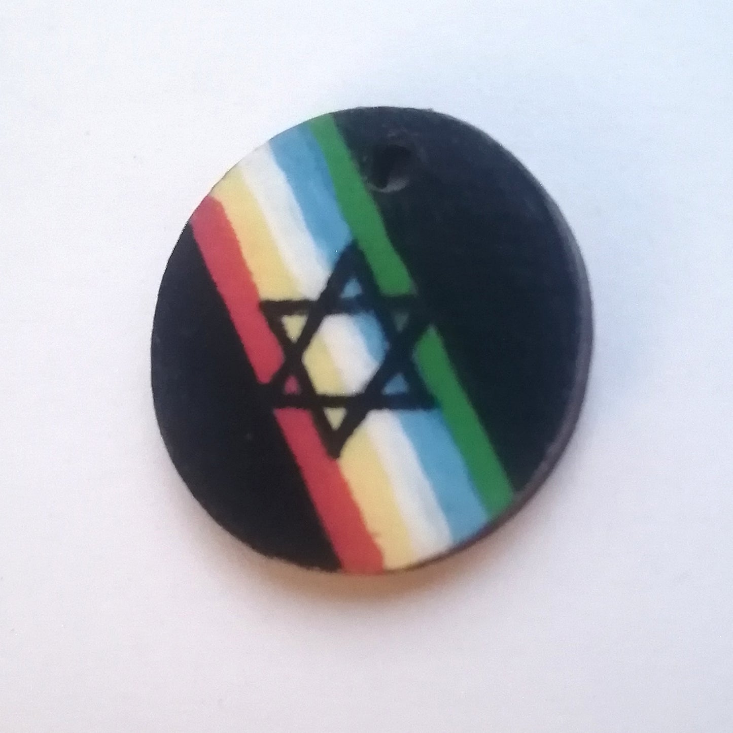 Jewish Disability Flag Pendant